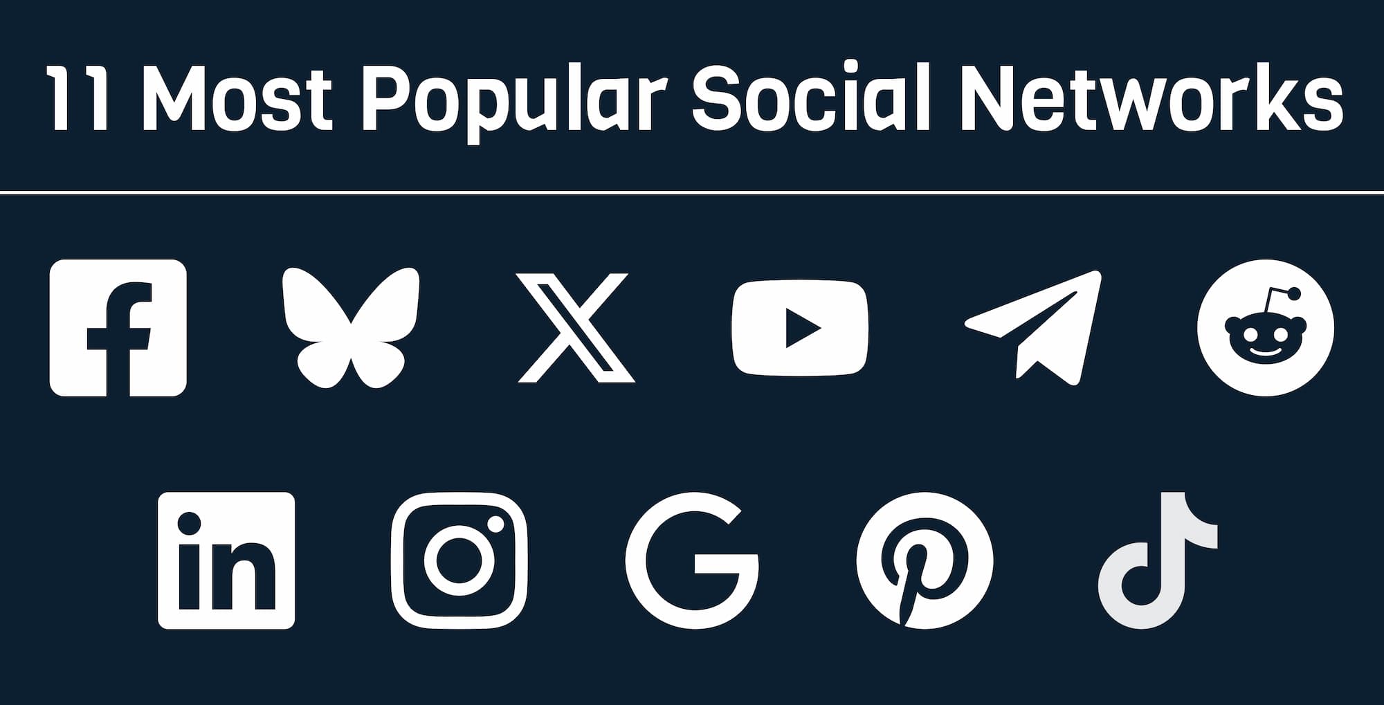 11 social networks